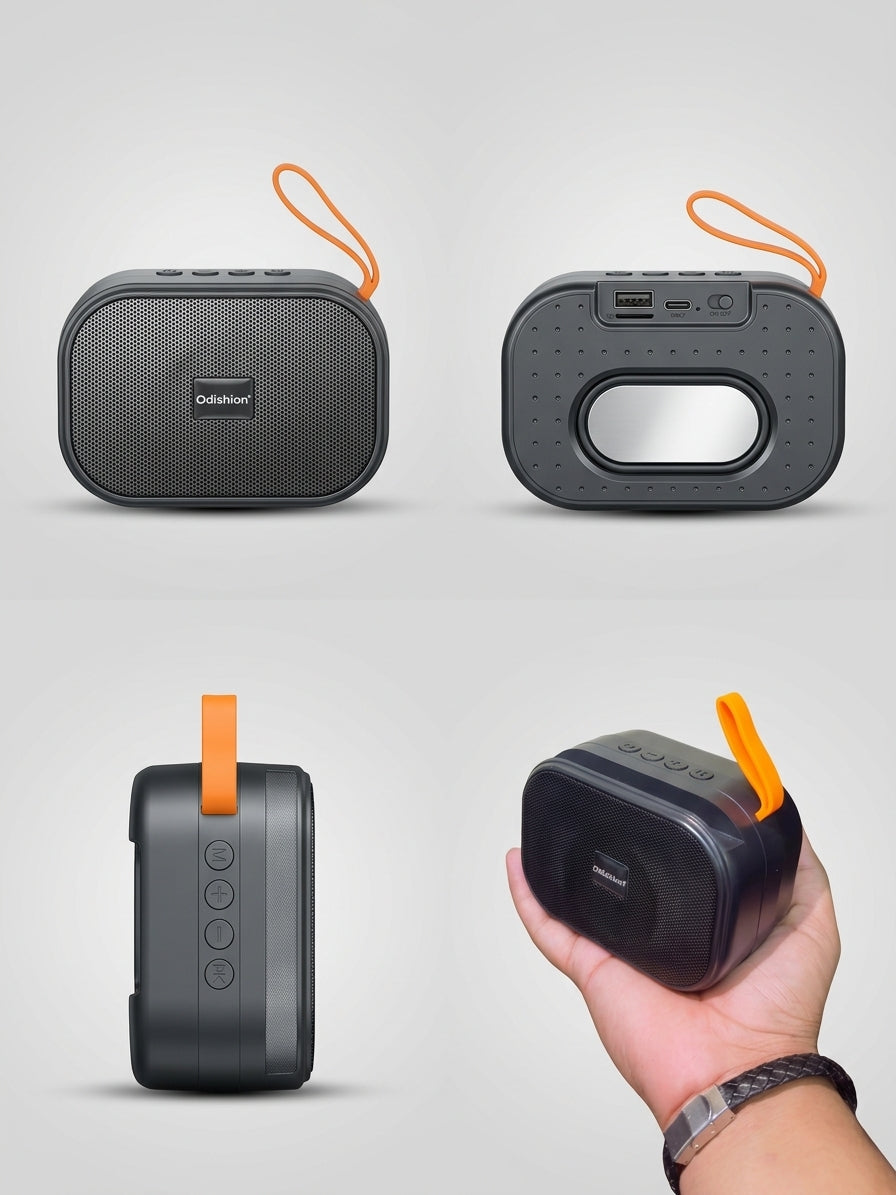 Odishion Ultra-Portable Bluetooth Speaker with Deep Bass & Hand Strap